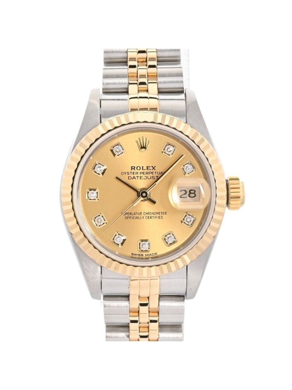 Rolex Watch Datejust Gold